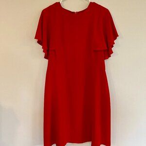 Nordstrom Maggy London Catalina Red Short Sleeve Party Dress